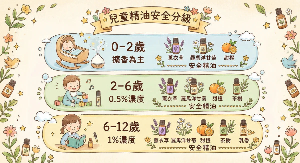 兒童精油安全分級