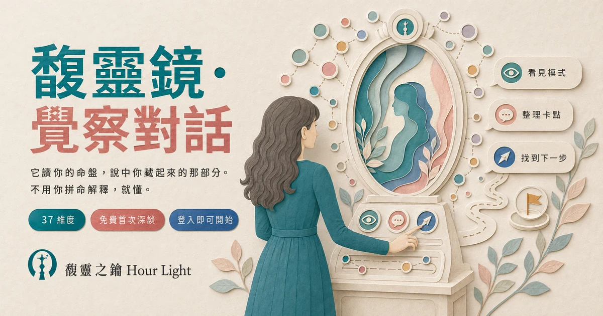 馥靈之鏡｜凝視 90 秒 看見潛意識在說什麼