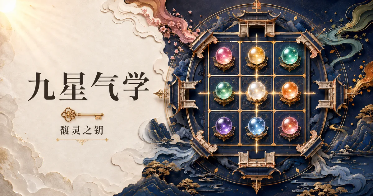 九星气学排盘：九宫格与本命星