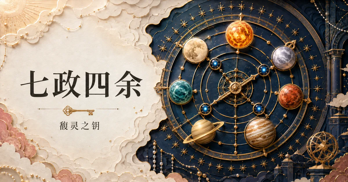 七政四余：七政星曜与四余的宿度盘