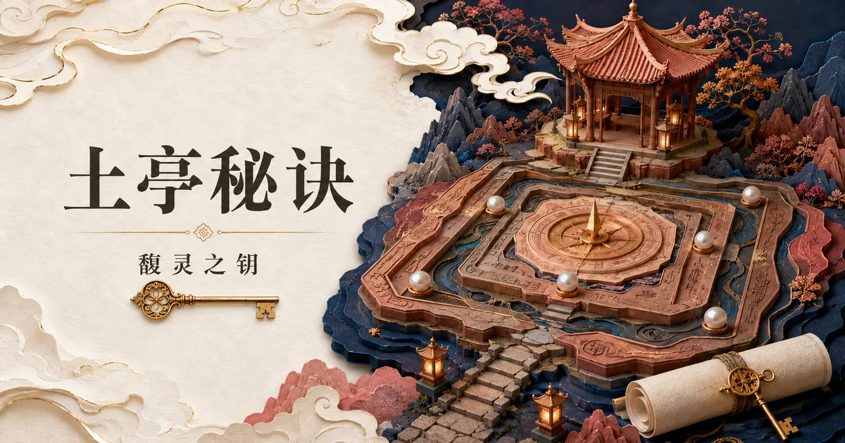 土亭秘诀：庭园罗盘与年度卦象
