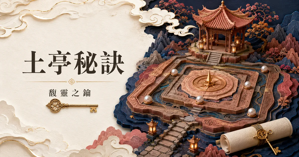 土亭祕訣：庭園羅盤與年度卦象